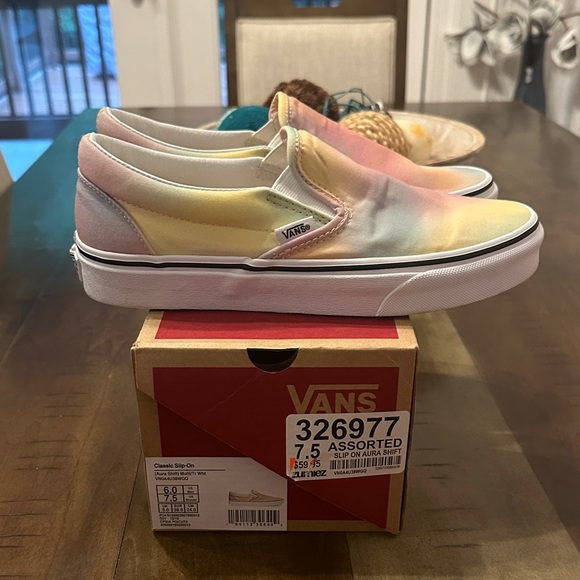 Vans Pastel Tie-Dye Slip-On Sneakers - Picture 1 of 5